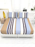 The White moss Cider Luxury Queen Size Bedsheet set with 2 Pillow Covers